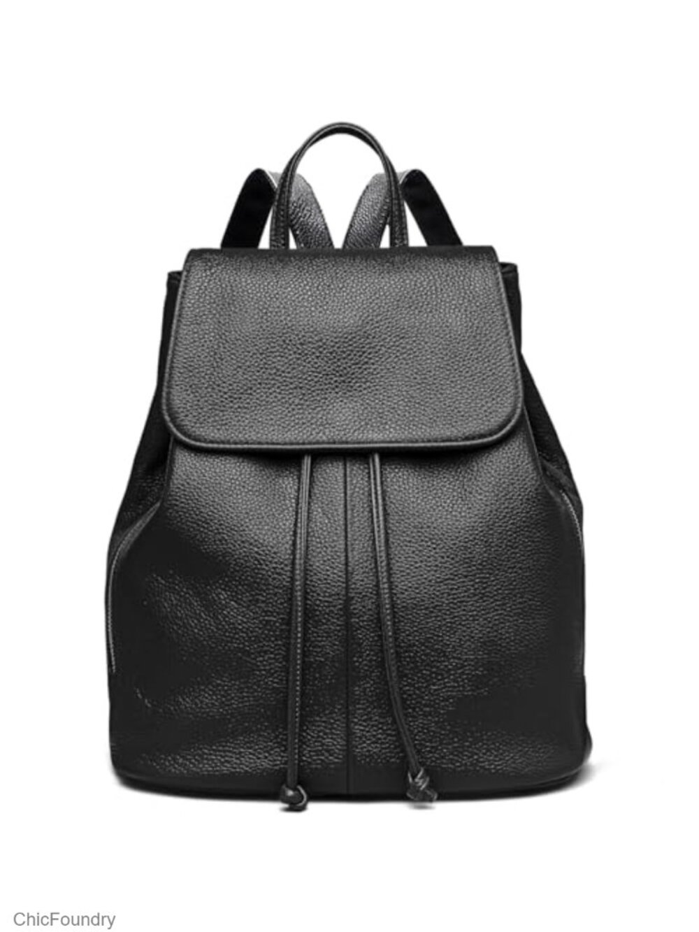 Genuine Leather Backpack Purse for Women Adjustable Straps Travel Work